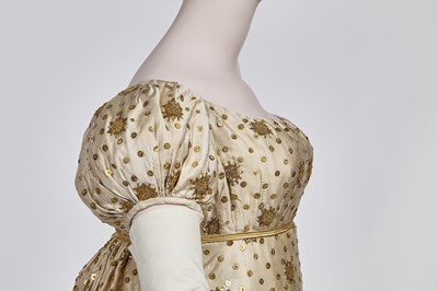 Lot 119 - A court dress, probably for a European Princess, 1810-15