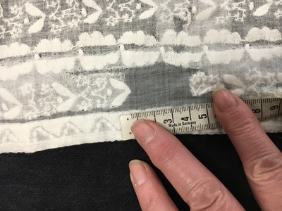 Lot 48 - A whitework embroidered muslin dress, French, circa 1806