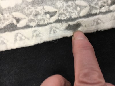 Lot 48 - A whitework embroidered muslin dress, French, circa 1806