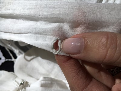 Lot 48 - A whitework embroidered muslin dress, French, circa 1806