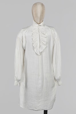 Lot 18 - A gentleman's linen shirt, 1799-1815