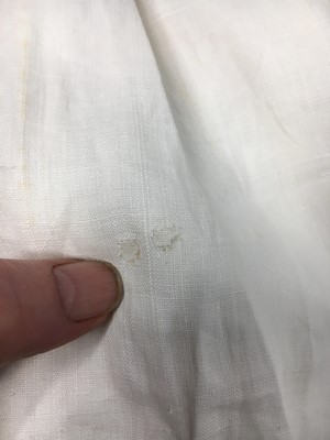 Lot 18 - A gentleman's linen shirt, 1799-1815