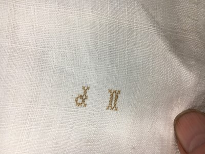 Lot 18 - A gentleman's linen shirt, 1799-1815