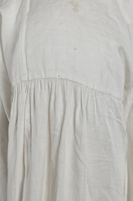 Lot 18 - A gentleman's linen shirt, 1799-1815