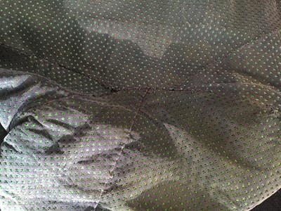 Lot 14 - A gentleman's blue and green voided velvet tailcoat, French, circa 1800