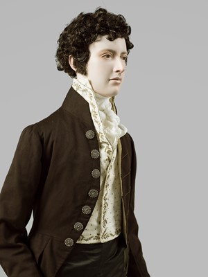 Lot 64 - A composed gentleman's ensemble, early 19th century