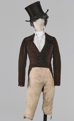 Lot 63 - A composed gentleman's ensemble, early 19th century