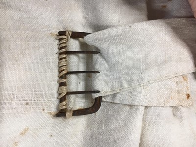 Lot 15 - A gentleman's embroidered ivory silk waistcoat, 1790s