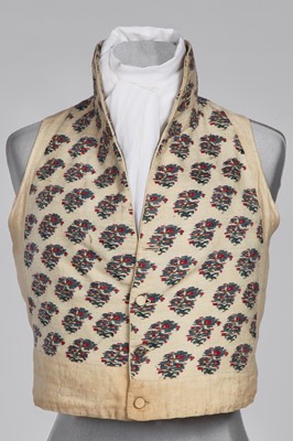 Lot 20 - A rare wool under-waistcoat, circa 1805