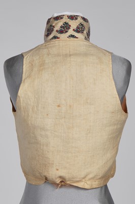 Lot 20 - A rare wool under-waistcoat, circa 1805