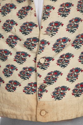 Lot 20 - A rare wool under-waistcoat, circa 1805