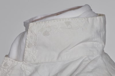 Lot 21 - A gentleman's whitework embroidered cotton waistcoat, 1803-04