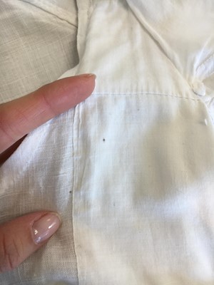 Lot 68 - A rare white cotton sporting petticoat, English, circa 1810
