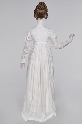 Lot 68 - A rare white cotton sporting petticoat, English, circa 1810