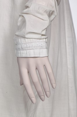 Lot 68 - A rare white cotton sporting petticoat, English, circa 1810