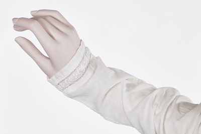 Lot 68 - A rare white cotton sporting petticoat, English, circa 1810