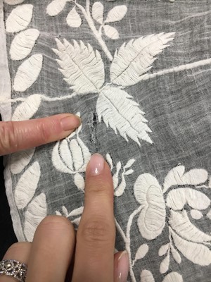 Lot 70 - A batiste chemise, probably English, circa 1820