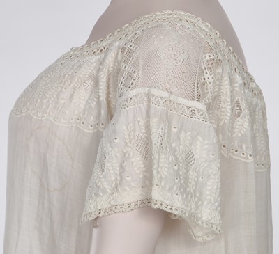 Lot 70 - A batiste chemise, probably English, circa 1820