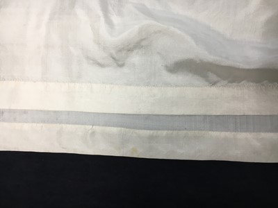 Lot 75 - An ivory silk dress, French, circa 1809-13