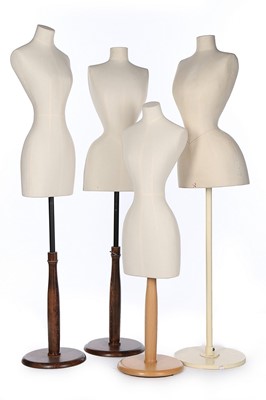 Lot 390 - Four mannequins, modern, 19th and early 20th...