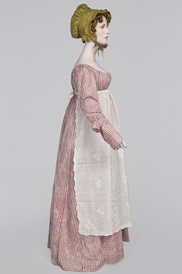 Lot 25 - A Provençal printed cotton day dress, French, circa 1800