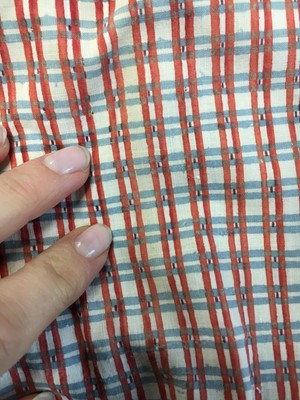 Lot 25 - A Provençal printed cotton day dress, French, circa 1800