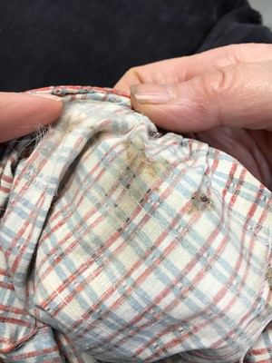 Lot 25 - A Provençal printed cotton day dress, French, circa 1800