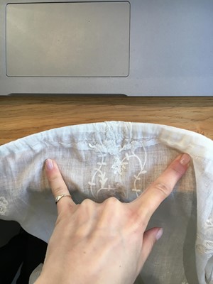 Lot 25 - A Provençal printed cotton day dress, French, circa 1800