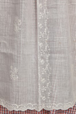 Lot 25 - A Provençal printed cotton day dress, French, circa 1800