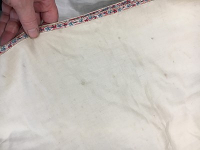 Lot 76 - A whiteworked muslin afternoon dress, English, circa 1810-12