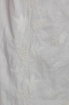 Lot 675 - A roller-printed cotton day dress, French or English, circa 1810-12