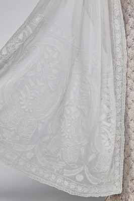 Lot 675 - A roller-printed cotton day dress, French or English, circa 1810-12