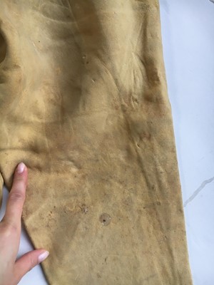 Lot 19 - A pair of gentleman's doeskin riding breeches, 19th century