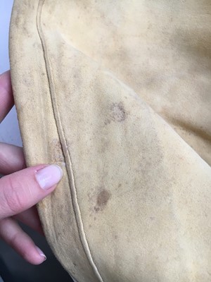 Lot 19 - A pair of gentleman's doeskin riding breeches, 19th century