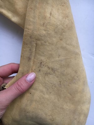 Lot 19 - A pair of gentleman's doeskin riding breeches, 19th century