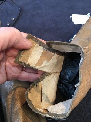 Lot 117 - Four pairs of shoes, 1820s-30s