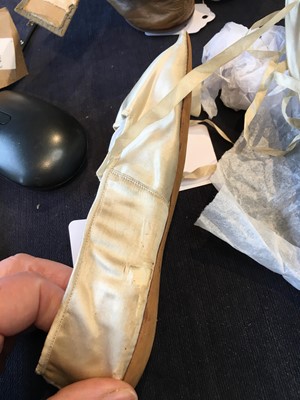 Lot 117 - Four pairs of shoes, 1820s-30s