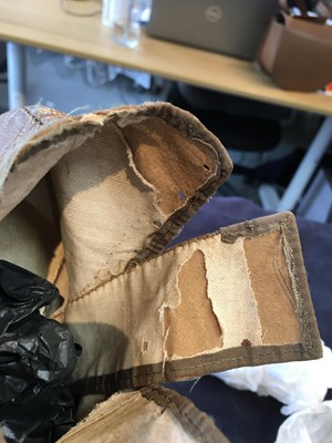 Lot 117 - Four pairs of shoes, 1820s-30s