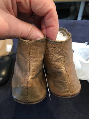 Lot 117 - Four pairs of shoes, 1820s-30s