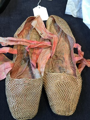 Lot 117 - Four pairs of shoes, 1820s-30s