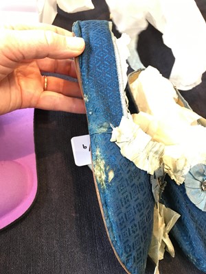 Lot 92 - Four pairs of slippers, 1810-1820