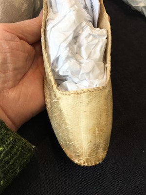 Lot 92 - Four pairs of slippers, 1810-1820