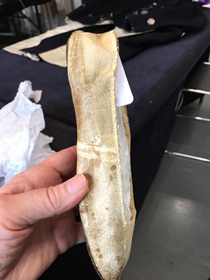 Lot 92 - Four pairs of slippers, 1810-1820