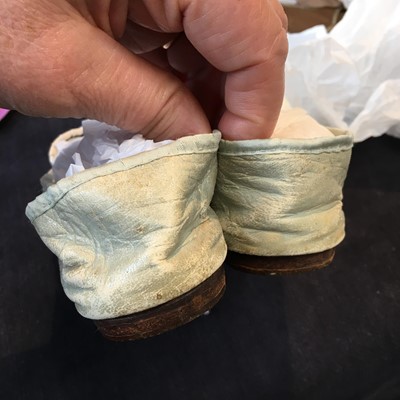 Lot 92 - Four pairs of slippers, 1810-1820