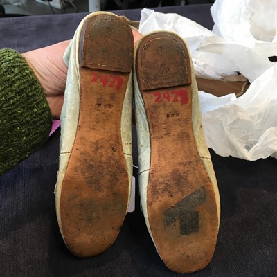 Lot 92 - Four pairs of slippers, 1810-1820