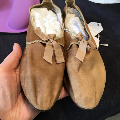 Lot 92 - Four pairs of slippers, 1810-1820
