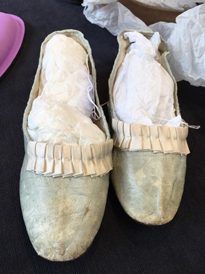 Lot 92 - Four pairs of slippers, 1810-1820