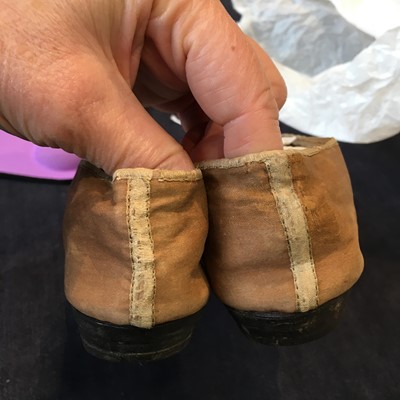 Lot 92 - Four pairs of slippers, 1810-1820
