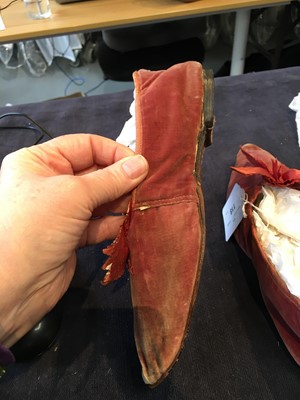 Lot 118 - A group of footwear, 1800-1880s