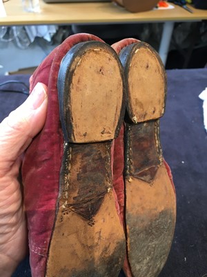 Lot 118 - A group of footwear, 1800-1880s